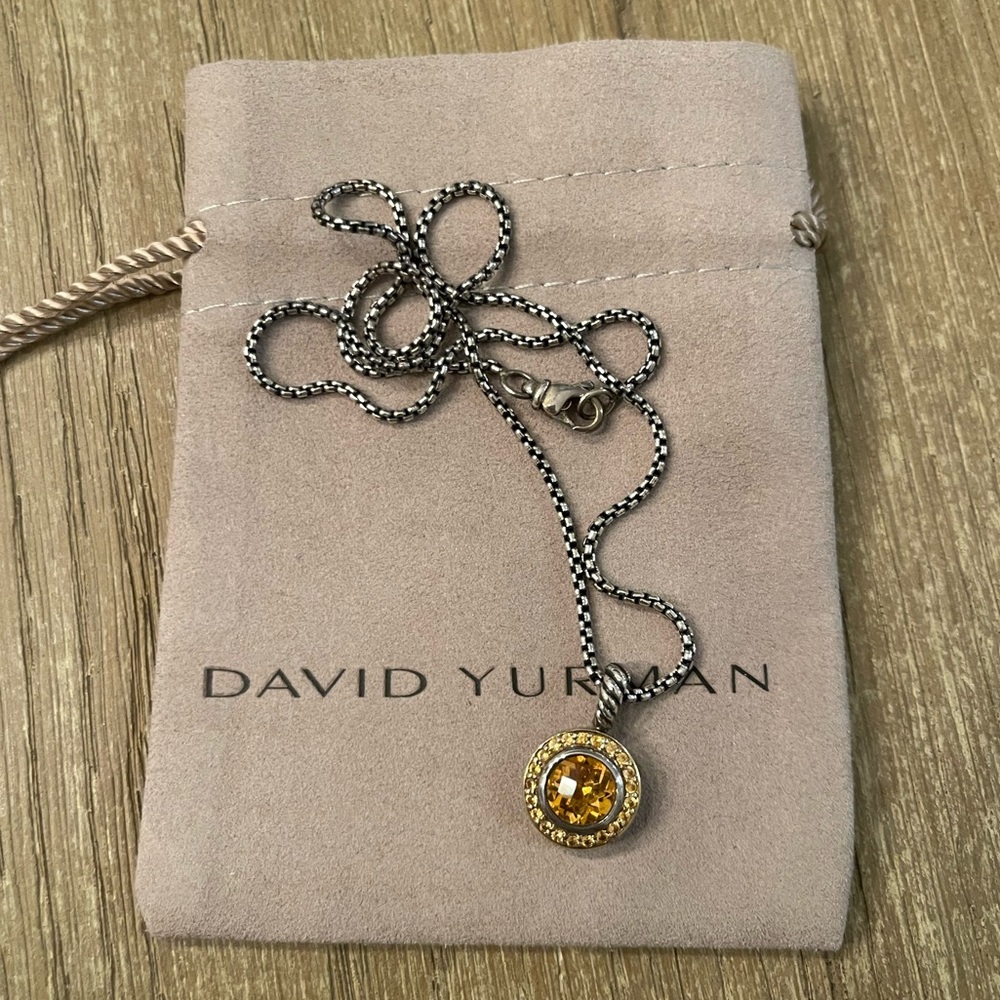 David Yurman Citrine Necklace